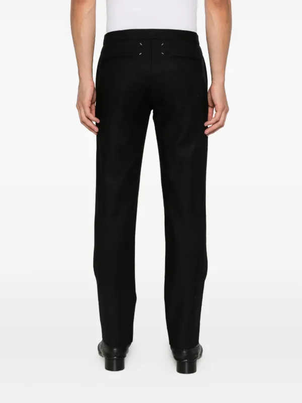 メゾンマルジェラ Maison Margielaテーパードスラックス ブラック メゾンマルジェラ Maison Margielaテーパードスラックス ブラック