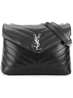 Women S Bags Purses Farfetch Black Loulou Leather Shoulder Bag