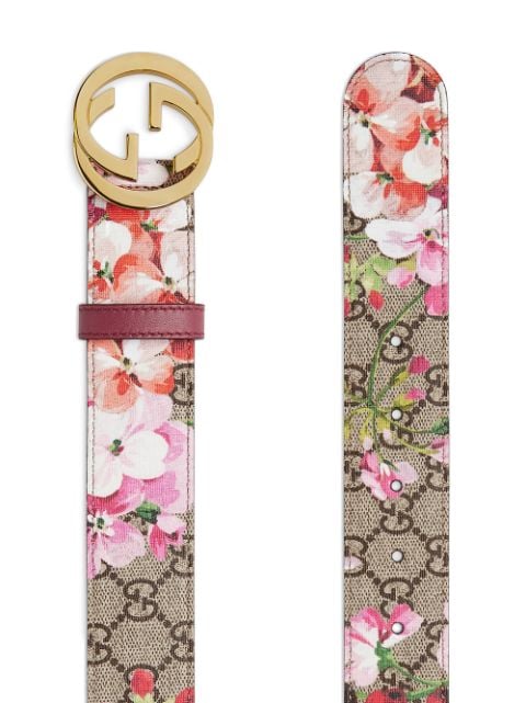 womens flower gucci belt