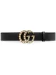Image 1 of Gucci Leather belt with pearl Double G