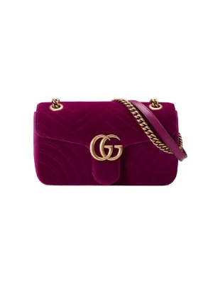 purple gucci marmont bag