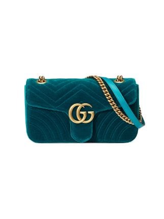 gucci marmont velvet shoulder bag