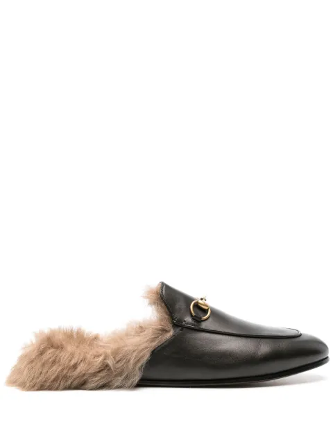 Gucci Princetown Mules mit Shearling