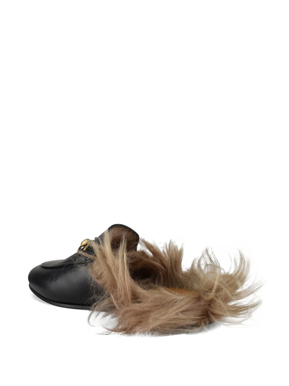  Gucci Mules Princetown - Negro 