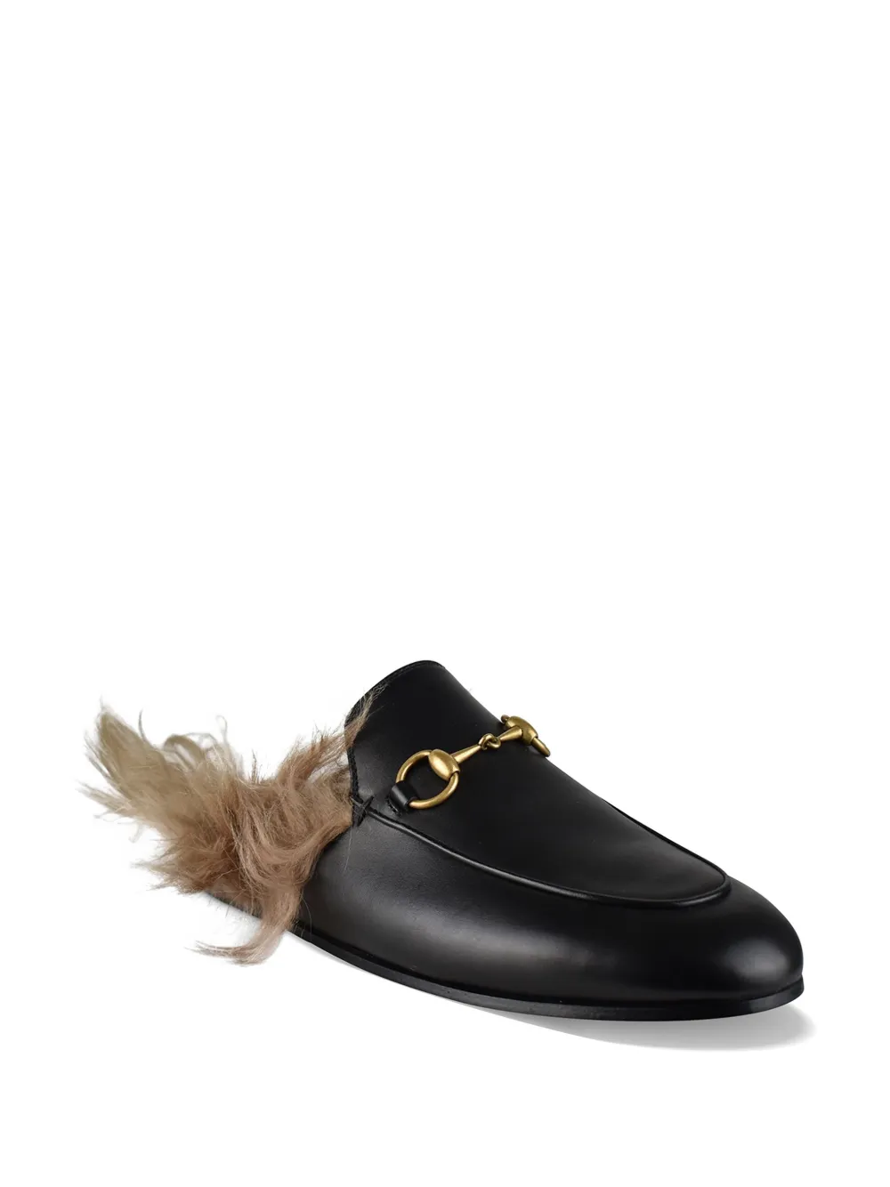  Gucci Mules Princetown - Negro 