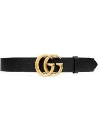 leather belt with double g buckle price