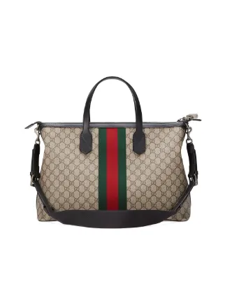 Gucci Web Gg Supreme Duffle Bag Farfetch Gucci Web Gg Supreme Duffle Bag