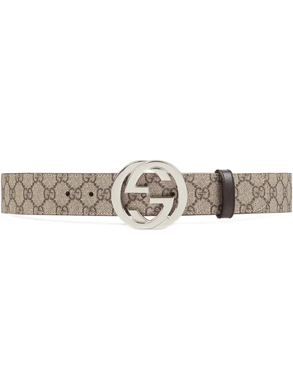 Gucci GG Supreme belt with G buckle 