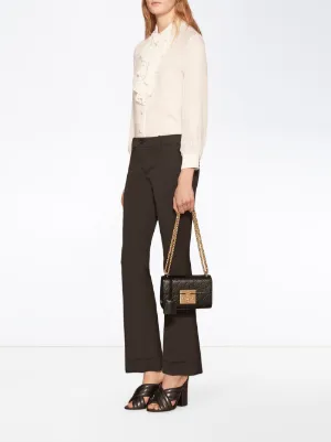 gucci padlock bag black