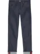 Bild 1 von Gucci Dunkelblaue Jeans mit abgeschrägtem Bein und Webstreifen