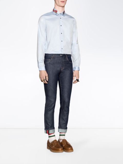 white gucci jeans for men