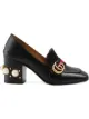 Image 1 of Gucci 80mm pearl heel leather pumps