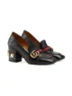 Image 2 of Gucci 80mm pearl heel leather pumps