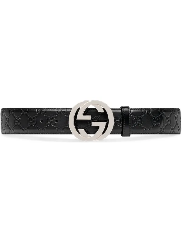 Gucci Signature Leather Belt - Farfetch