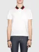 Gucci Poloshirt mit Webstreifen-Kragen