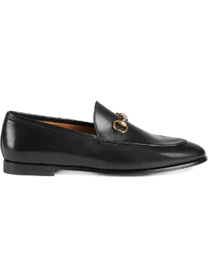 gucci jordaan leather loafer womens