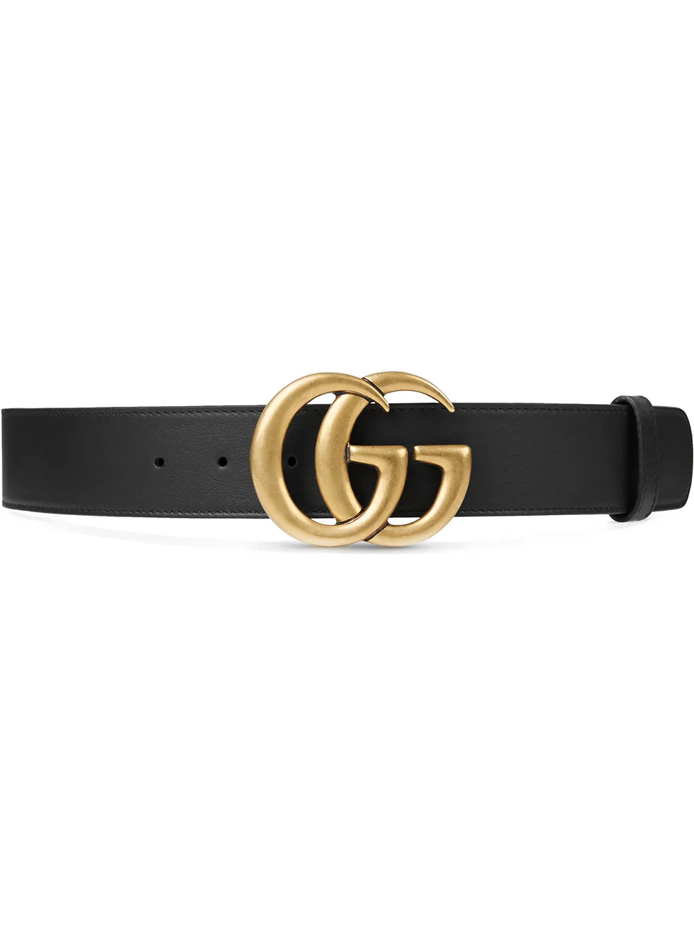 Gucci double G buckle belt black 