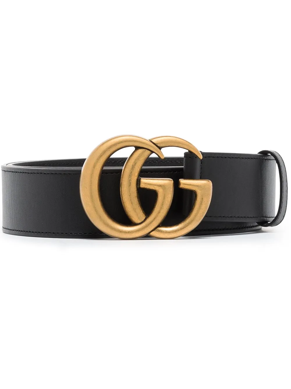 Double G leather belt