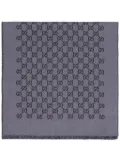 Gucci GG Supreme jacquard scarf - Grey