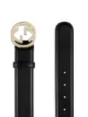 Gucci Leather belt with interlocking G buckle