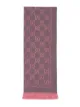 Gucci GG jacquard pattern knit scarf