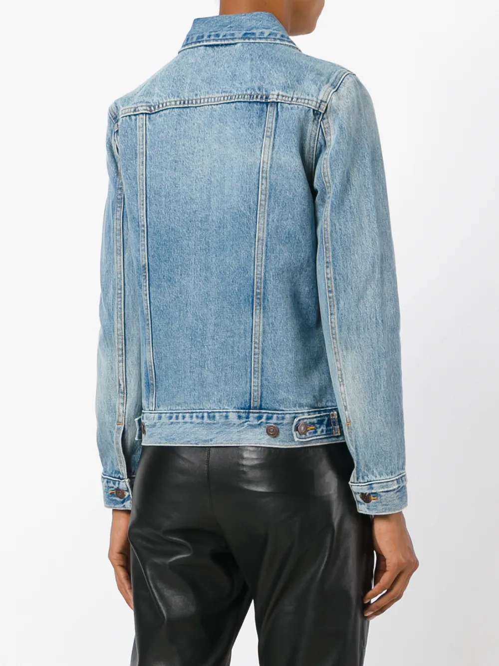 Levi's boyfriend trucker jacket Blauw