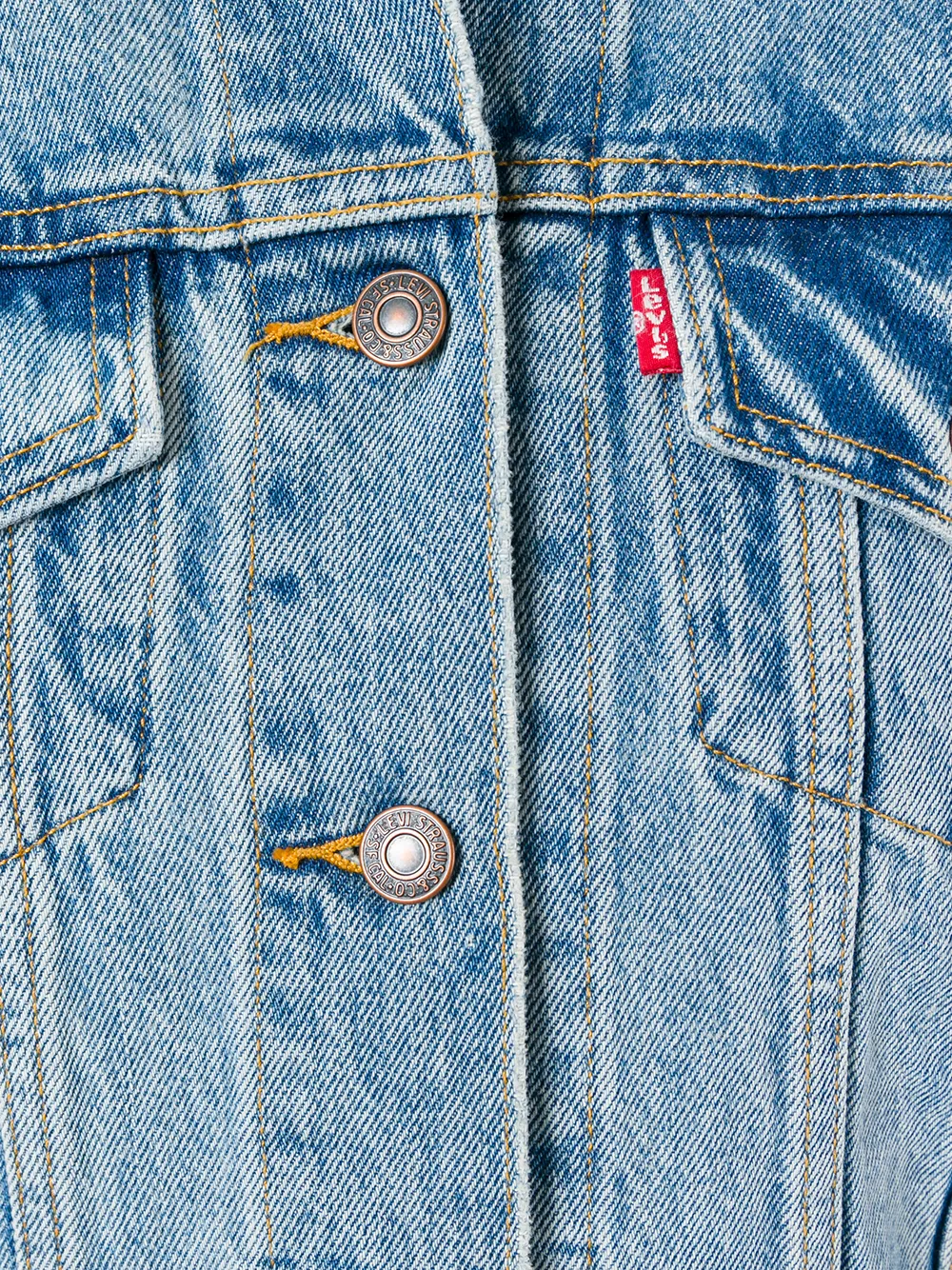 Levi's boyfriend trucker jacket Blauw