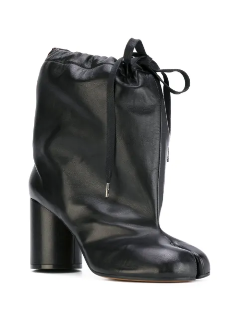maison margiela drawstring ankle boots