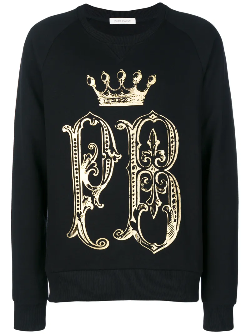 свитер с логотипом Pierre Balmain