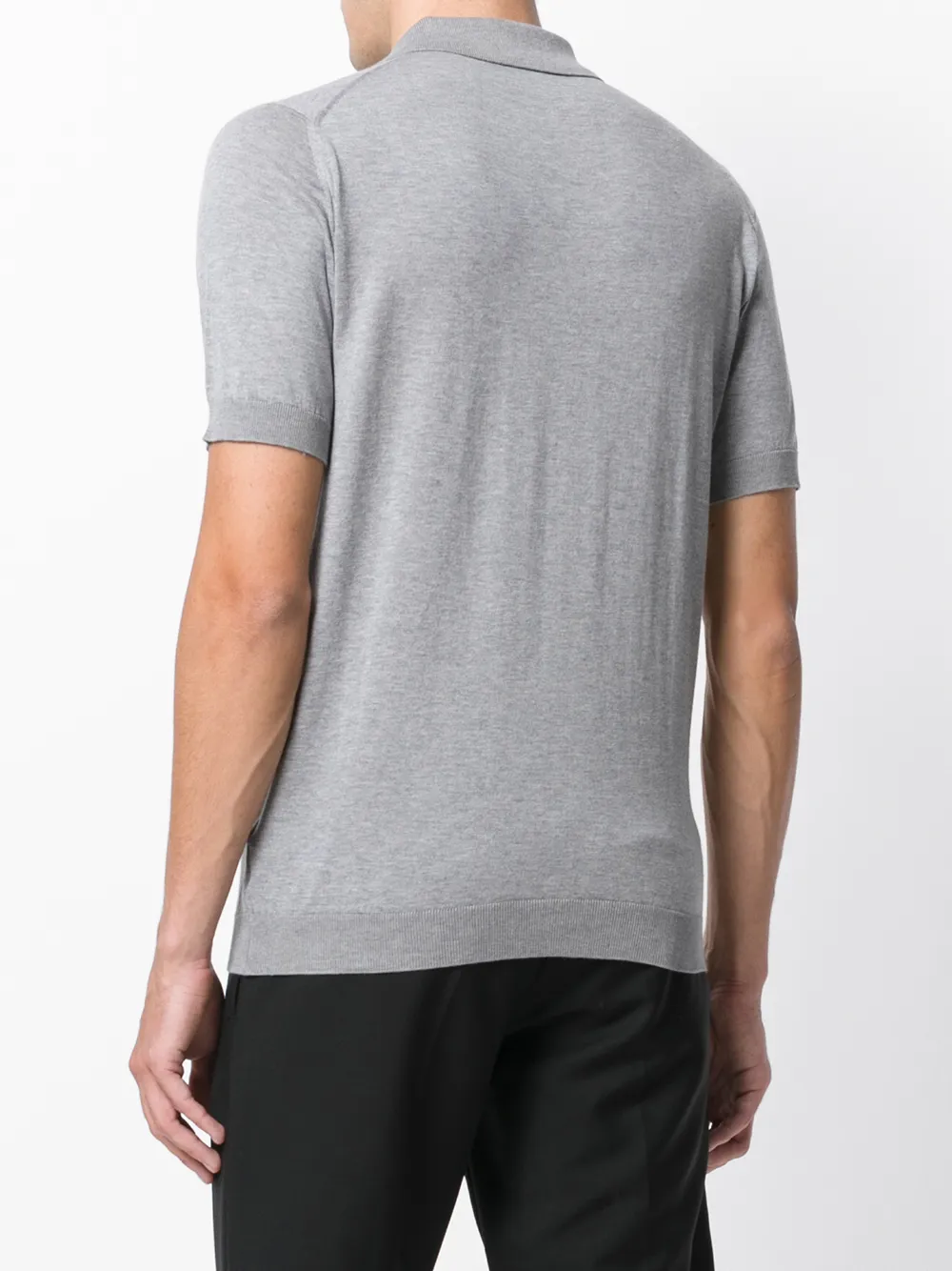 John Smedley 'Adrian' polo shirt Grijs