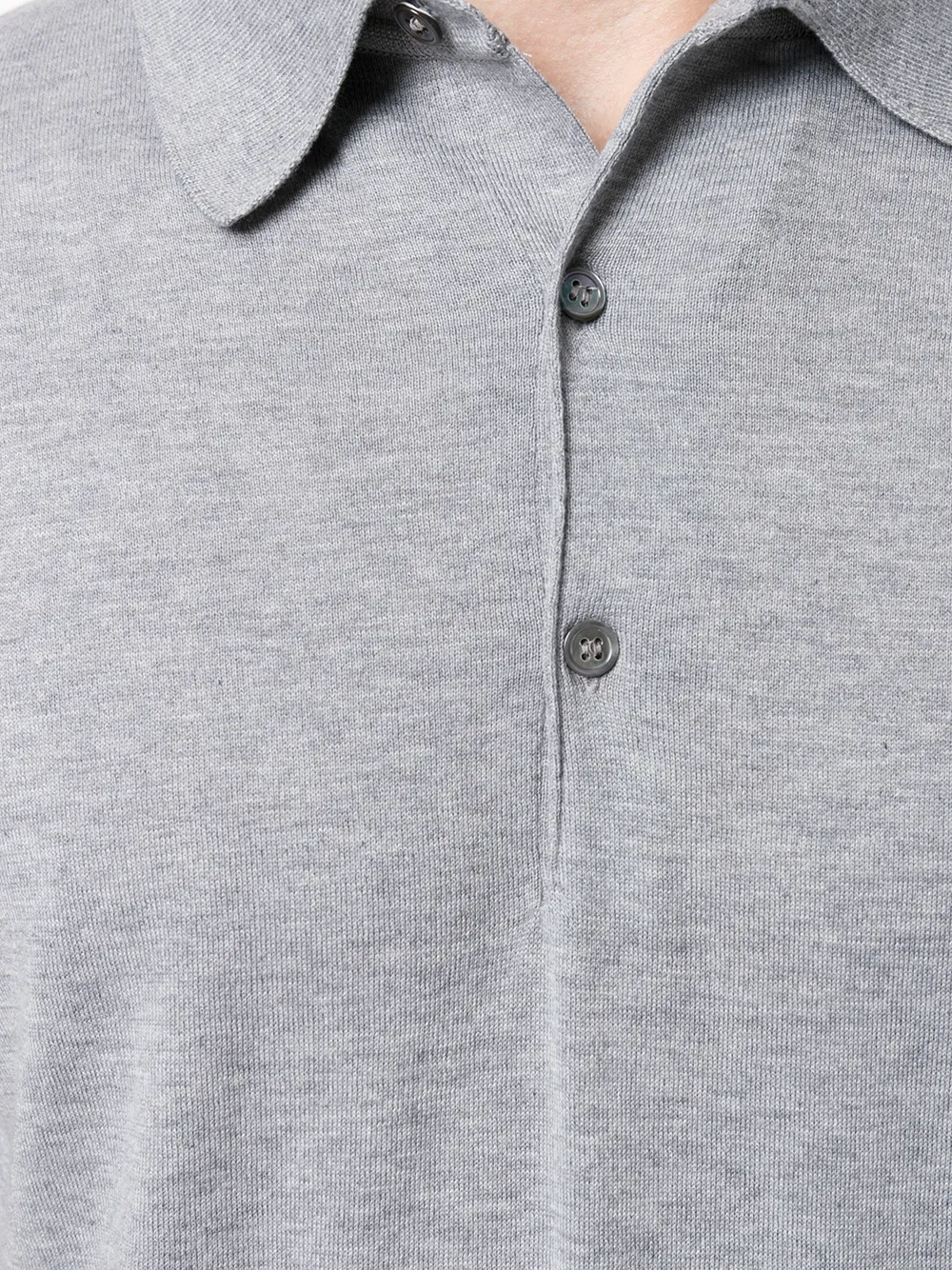 John Smedley 'Adrian' polo shirt Grijs