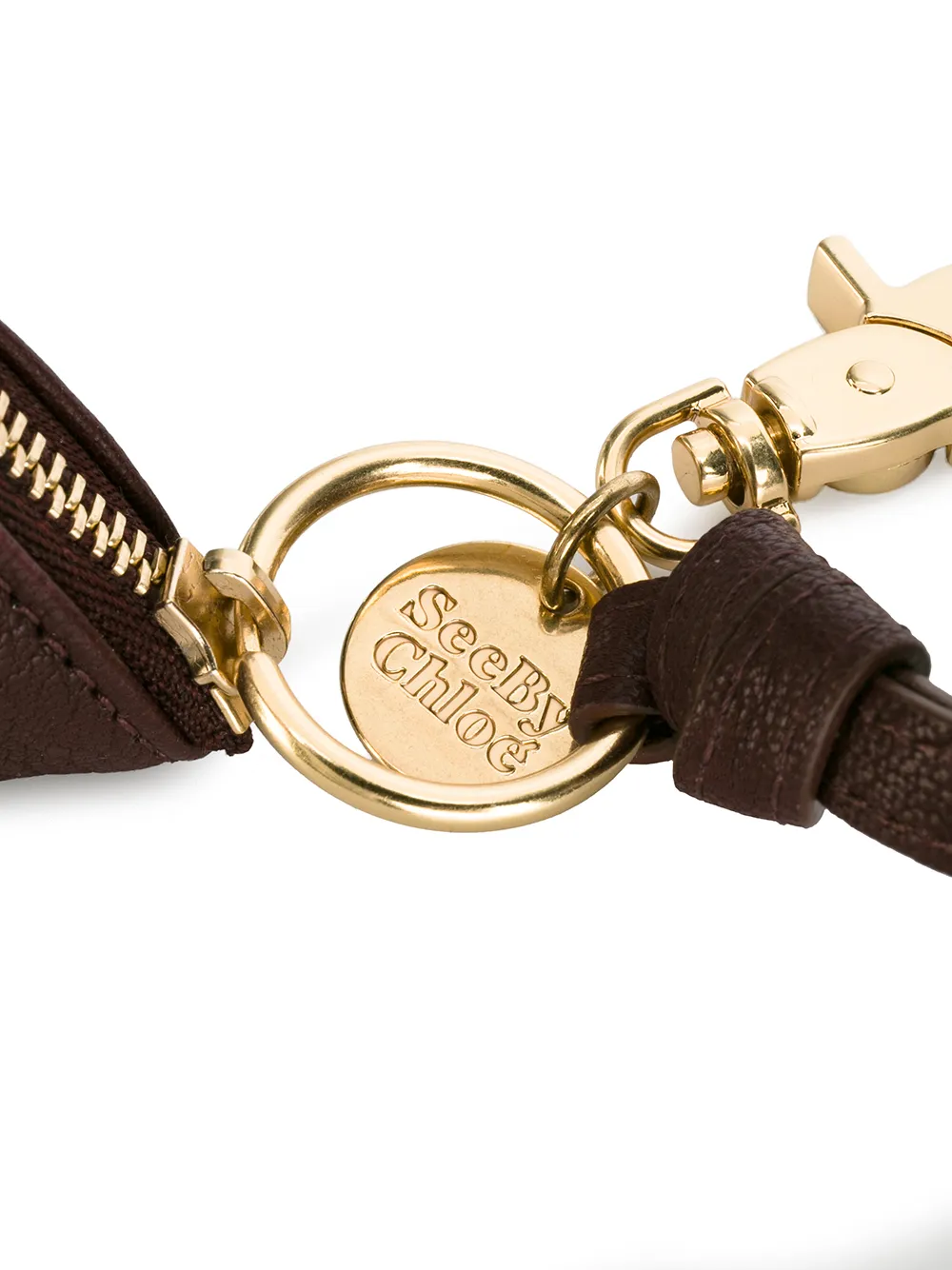 See By Chloé Triangular Purse In Brown