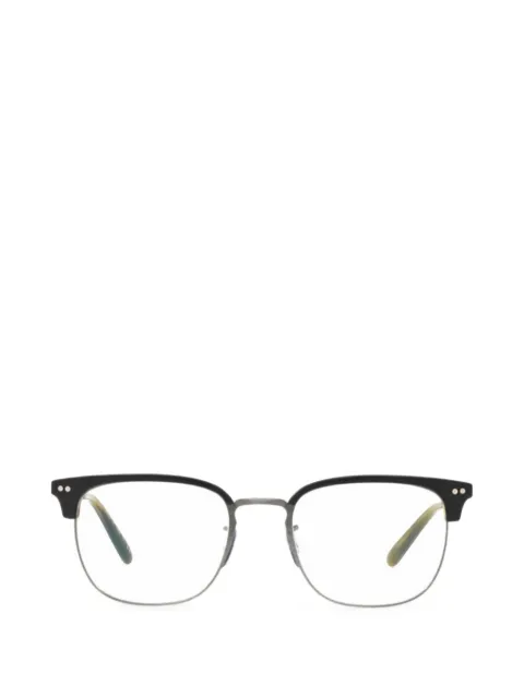 Oliver Peoples 'Willman' Brille mit halbrunden Gläsern