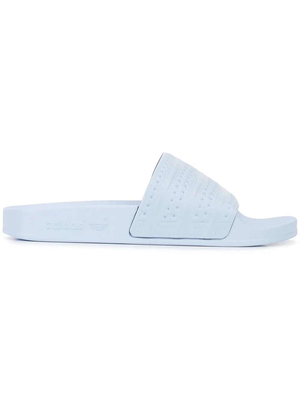 Adidas Adilette perforated slides Blue