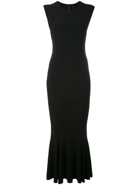 Norma Kamali fishtail hem dress