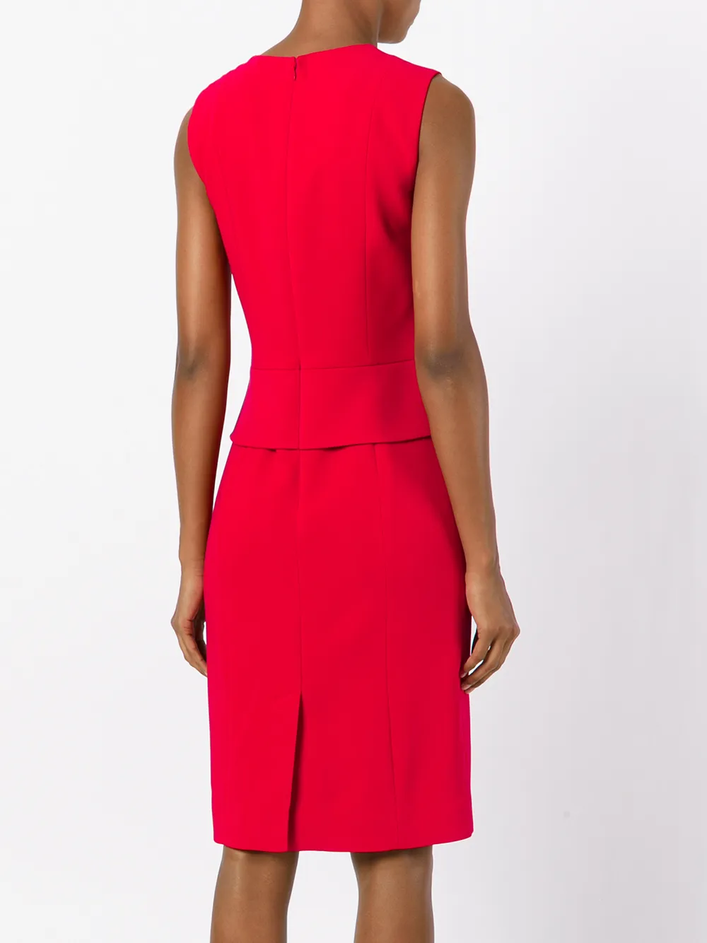Givenchy gedrapeerde jurk Rood