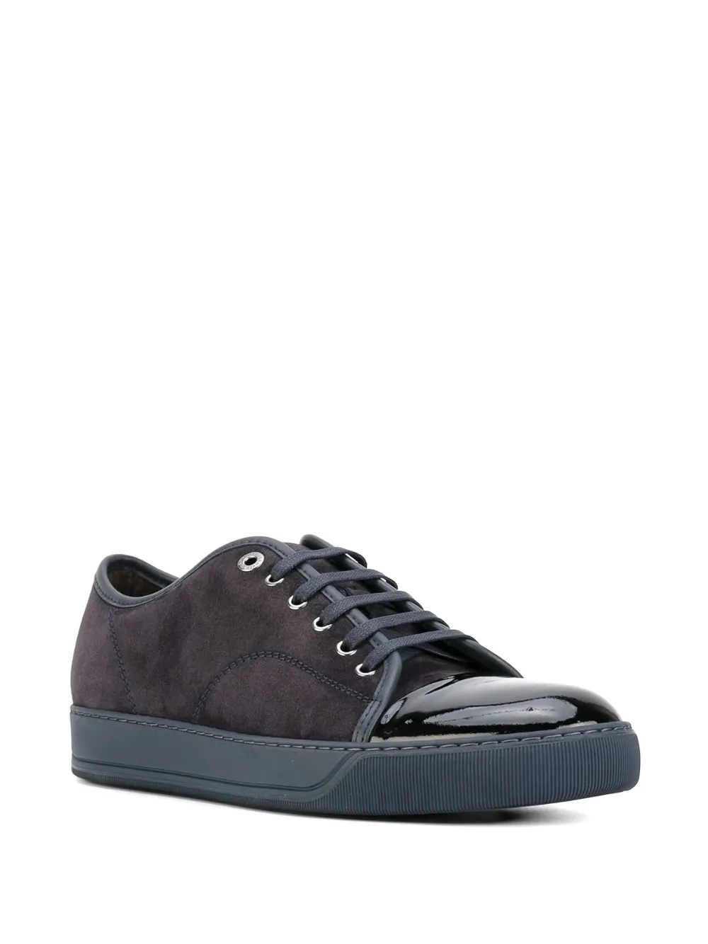  Lanvin Sneakers Mit Kontrastkappe   Blau 