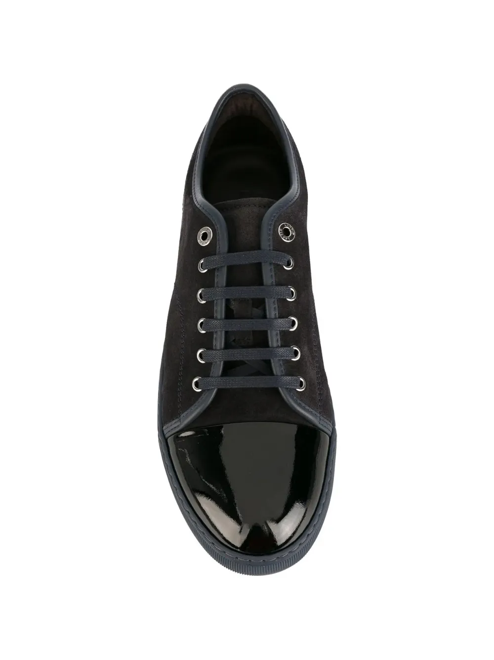 Lanvin Sneakers Mit Kontrastkappe   Blau 