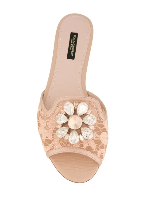 dolce and gabbana lace flats