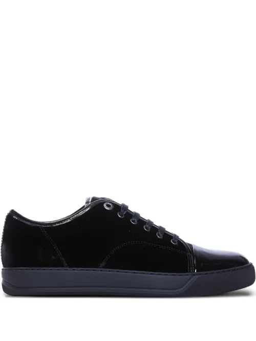 Baskets à empiècement verni - Lanvin - Modalova
