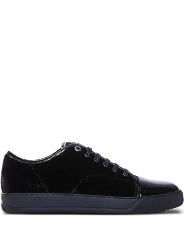 Lanvin Suede Sneakers Black FARFETCH JO