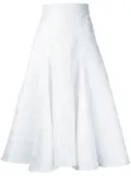 Bambah Snowflake midi skirt - White