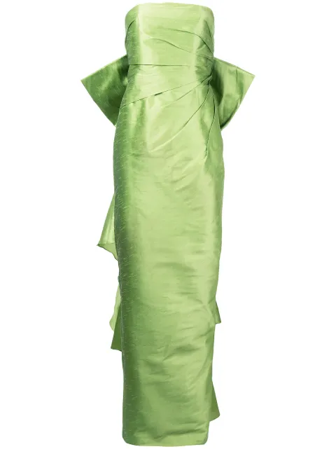 Bambah draped bow gown