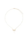 Anapsara diamond Dragonfly pendant necklace - Pink