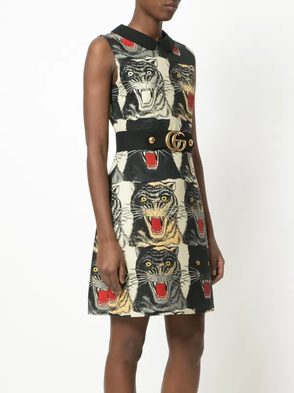 gucci tiger dress