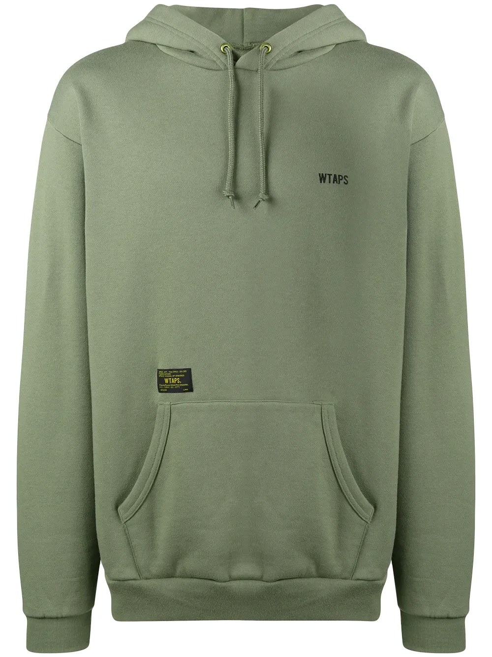 wtaps logo印花连帽衫