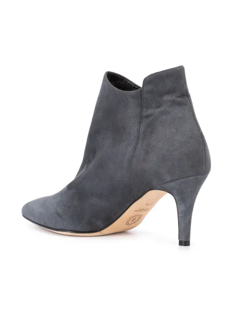 sarah shearling suede slipper booties