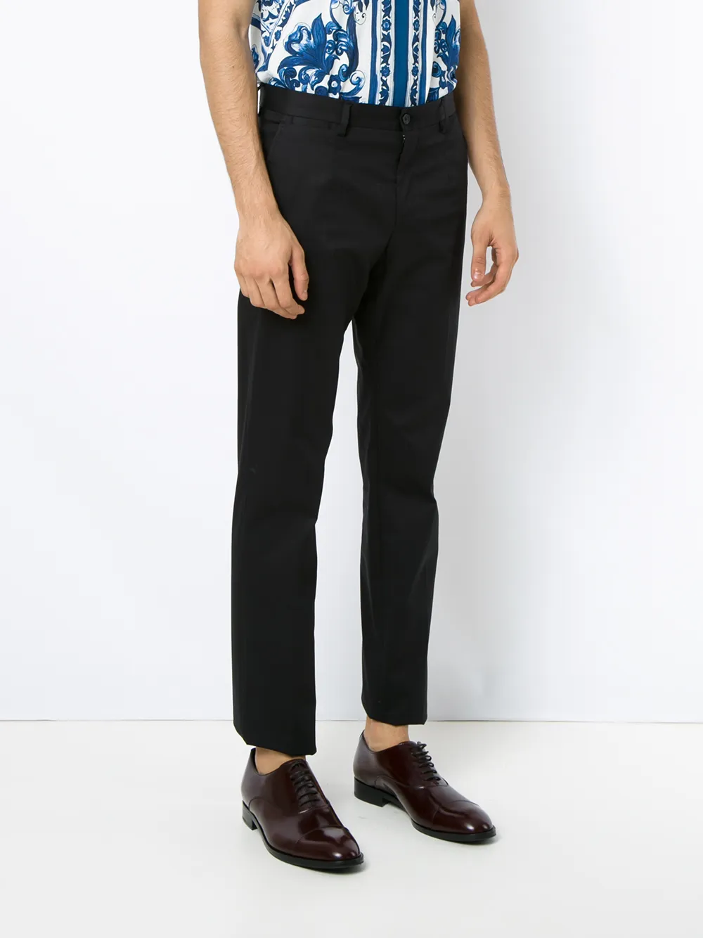  Dolce & Gabbana Halbhohe Hose   Schwarz 