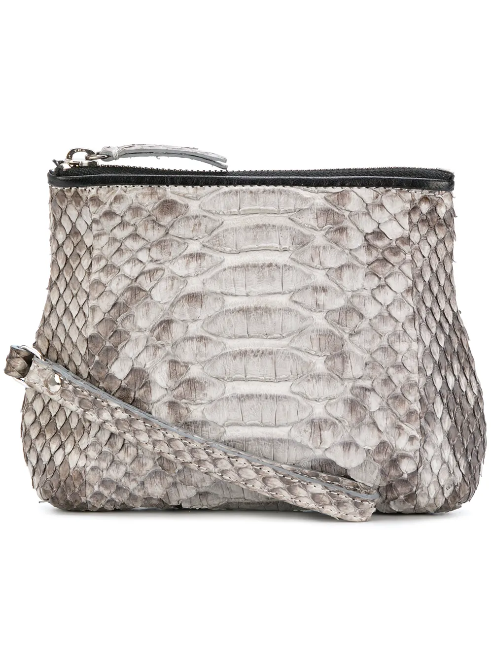 pochette en peau de python