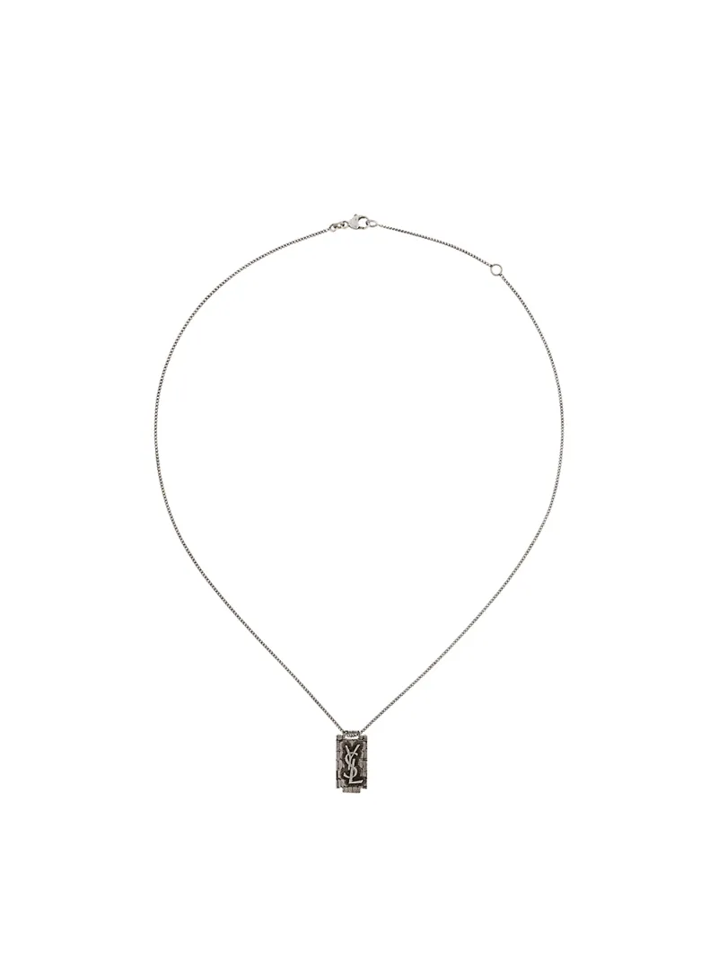 колье с подвеской 'Monogram' Saint Laurent